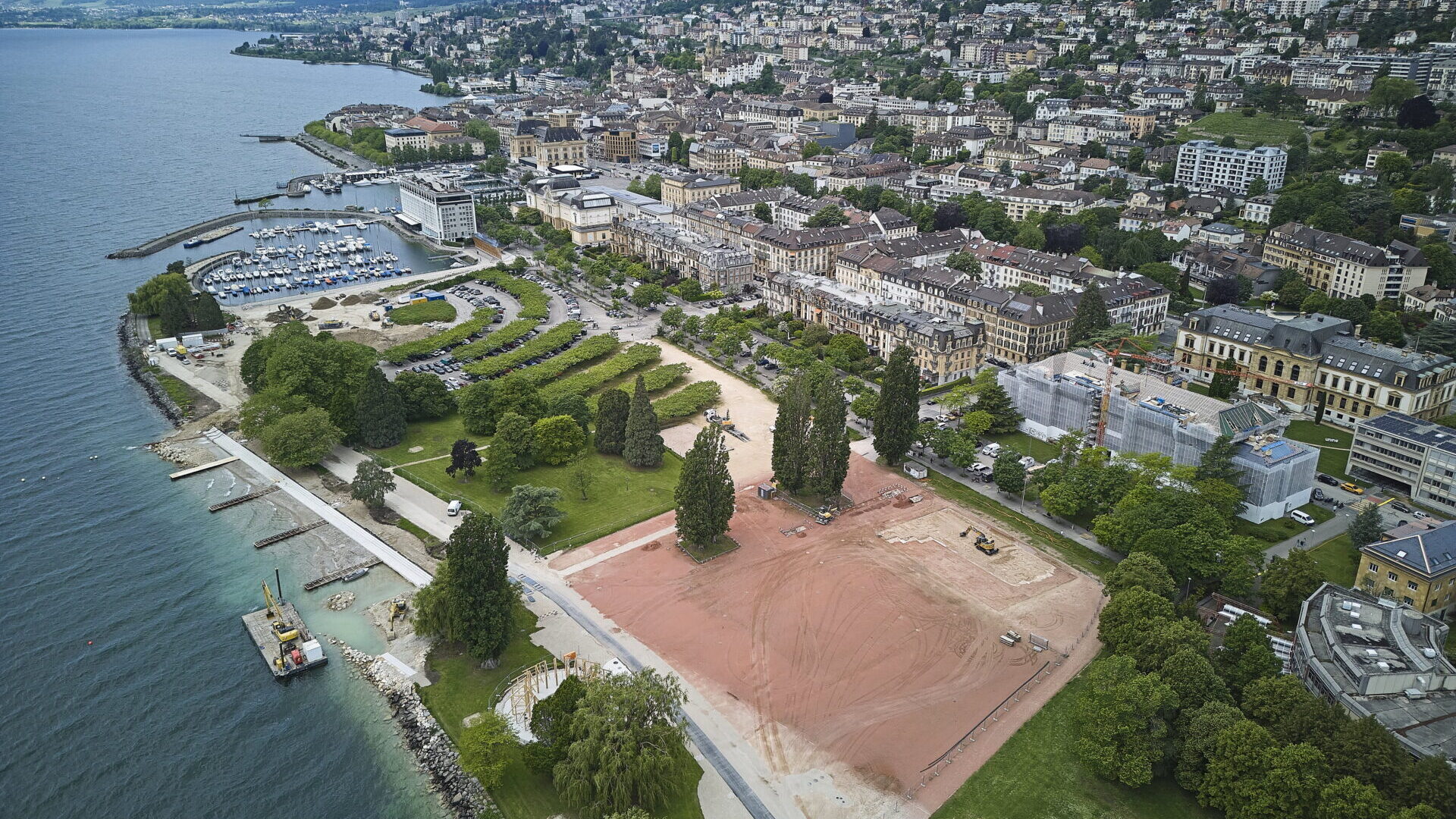 Neuchâtel: feu vert pour la suite des travaux aux Jeunes-Rives