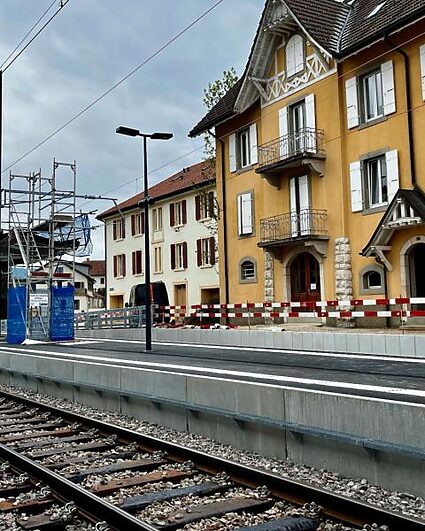 TransN inaugure sa nouvelle gare de Couvet