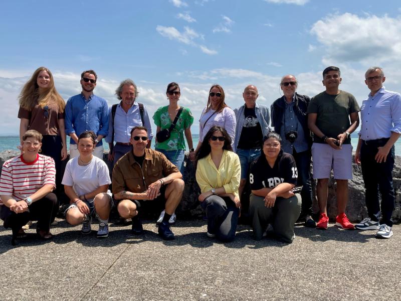 Des journalistes internationaux en balade dans la région