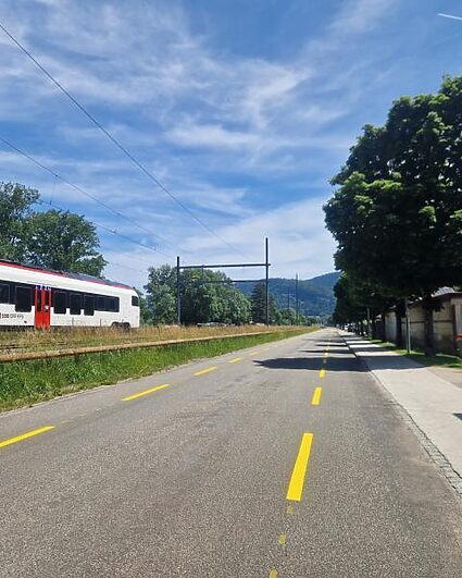 Des bandes cyclables à Val-de-Travers