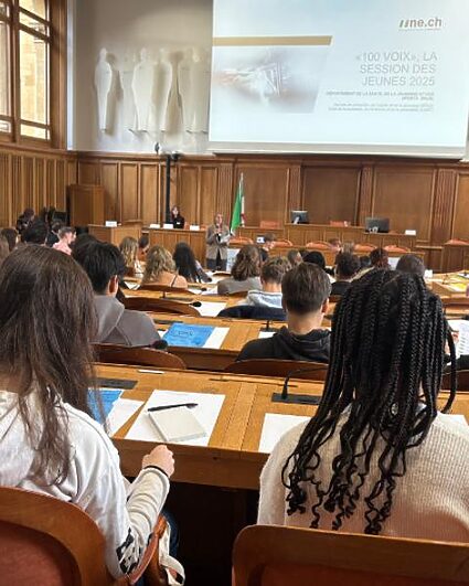 Les jeunes s'initient à la vie politique à Neuchâtel