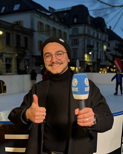 Une patinoire éphémère illumine la Place du Marché