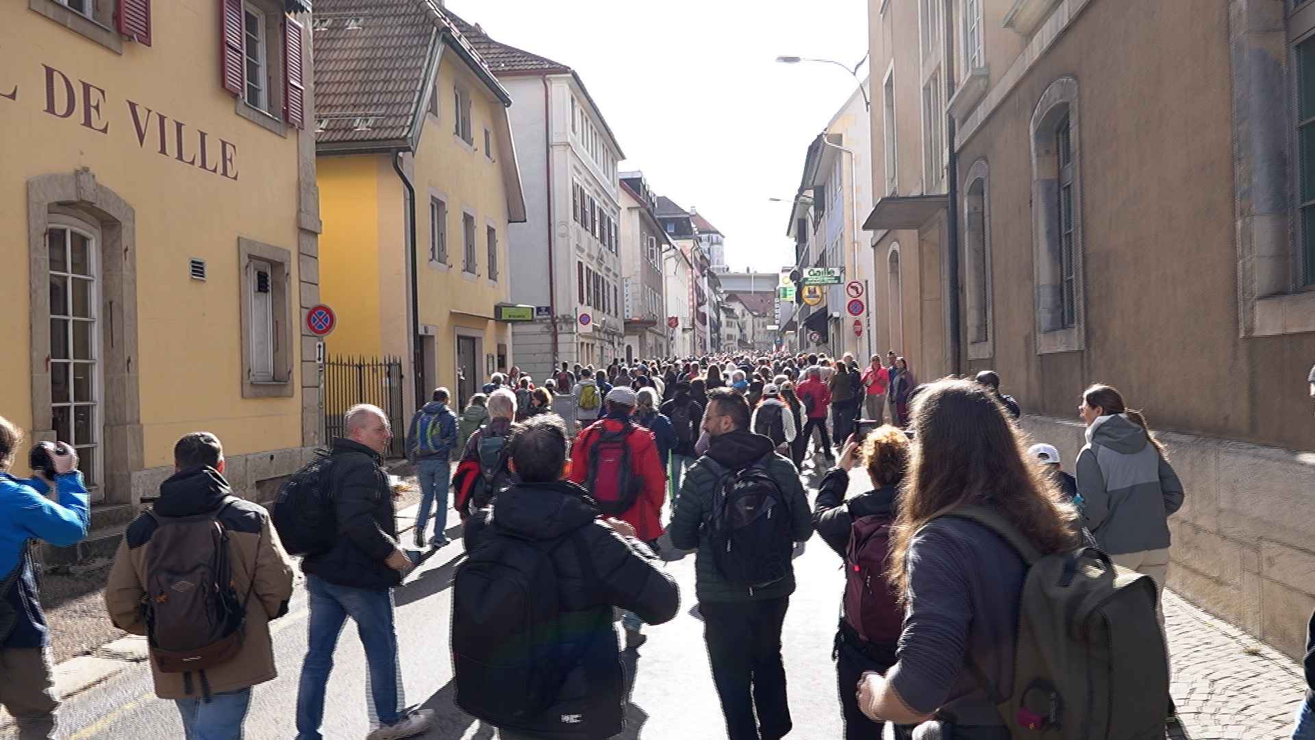 Caméra embarquée dans la Marche du 1er Mars