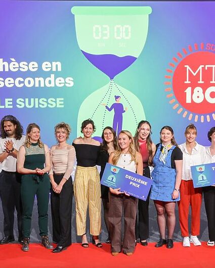 Victoire neuchâteloise à « Ma thèse en 180 secondes »