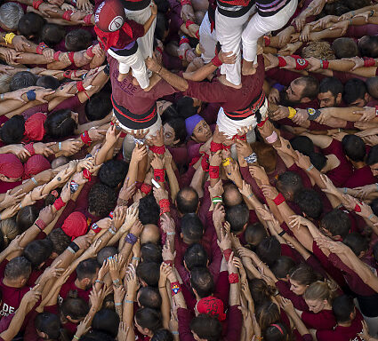Tours humaines des Castellers de Barcelone à Neuchâtel