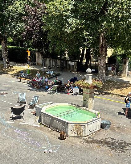 Môtiers sans voiture, c’est de l’art