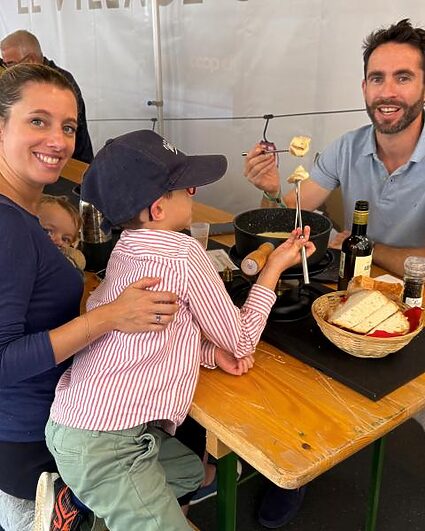 Une Tavola géante à la Fête des vendanges